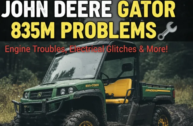 John Deere Gator 835M Problems